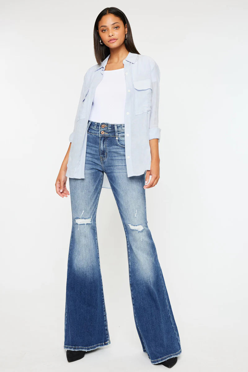 Chloe High Rise Super Flares