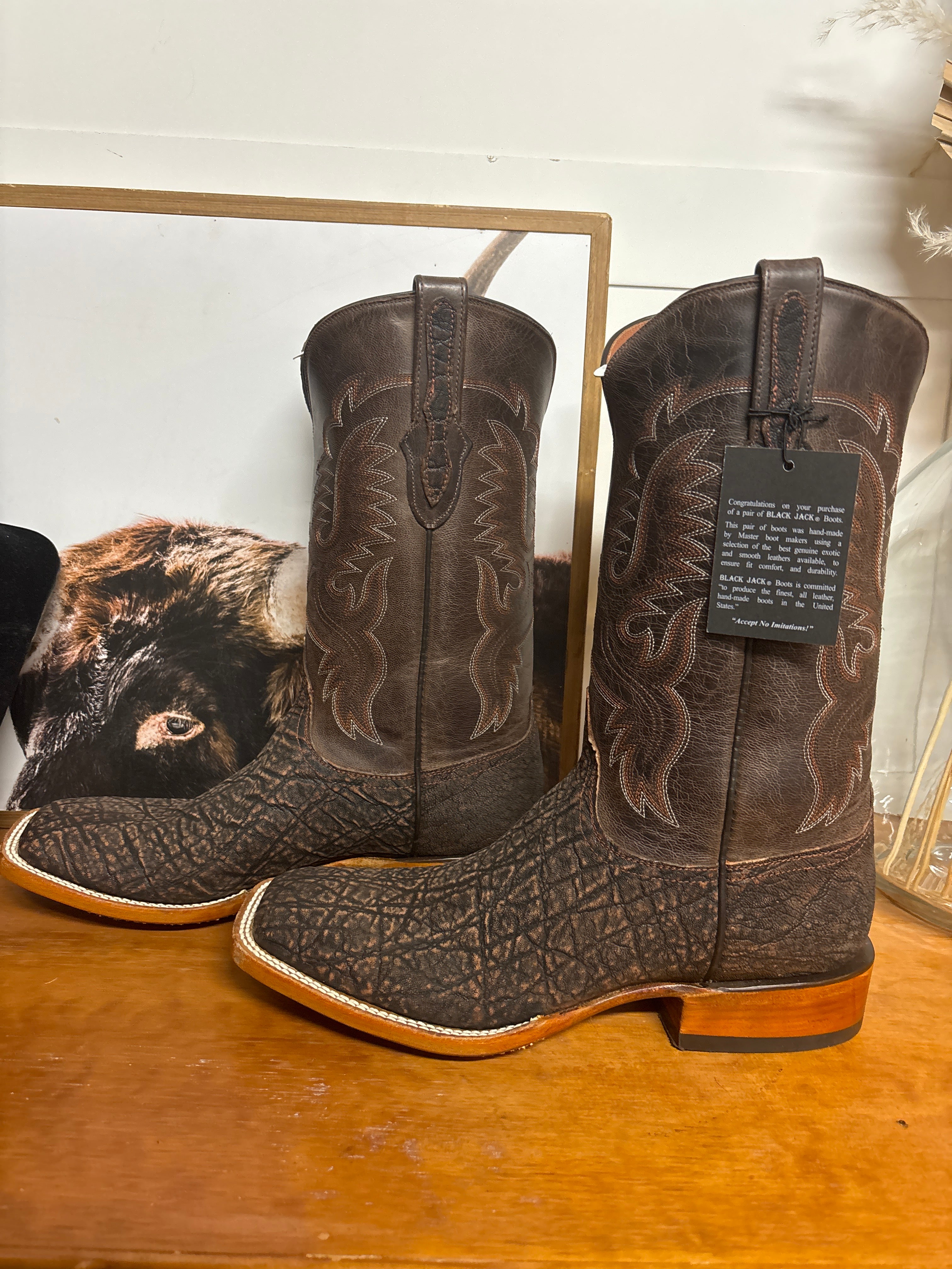 Black Jack Elephant Safari Cognac Boots – Wiseman's Western
