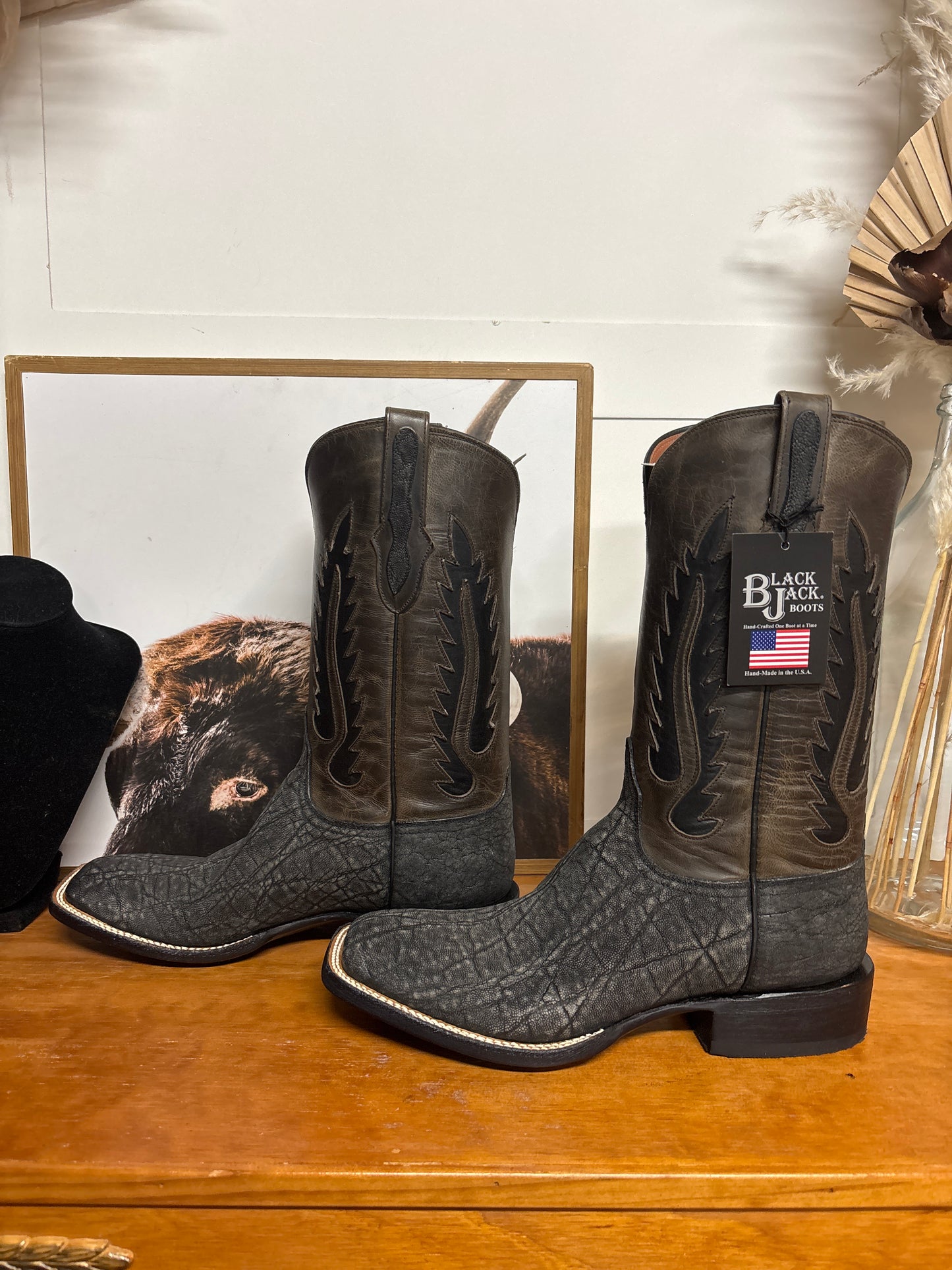 Black Jack Elephant Safari Grey Boots