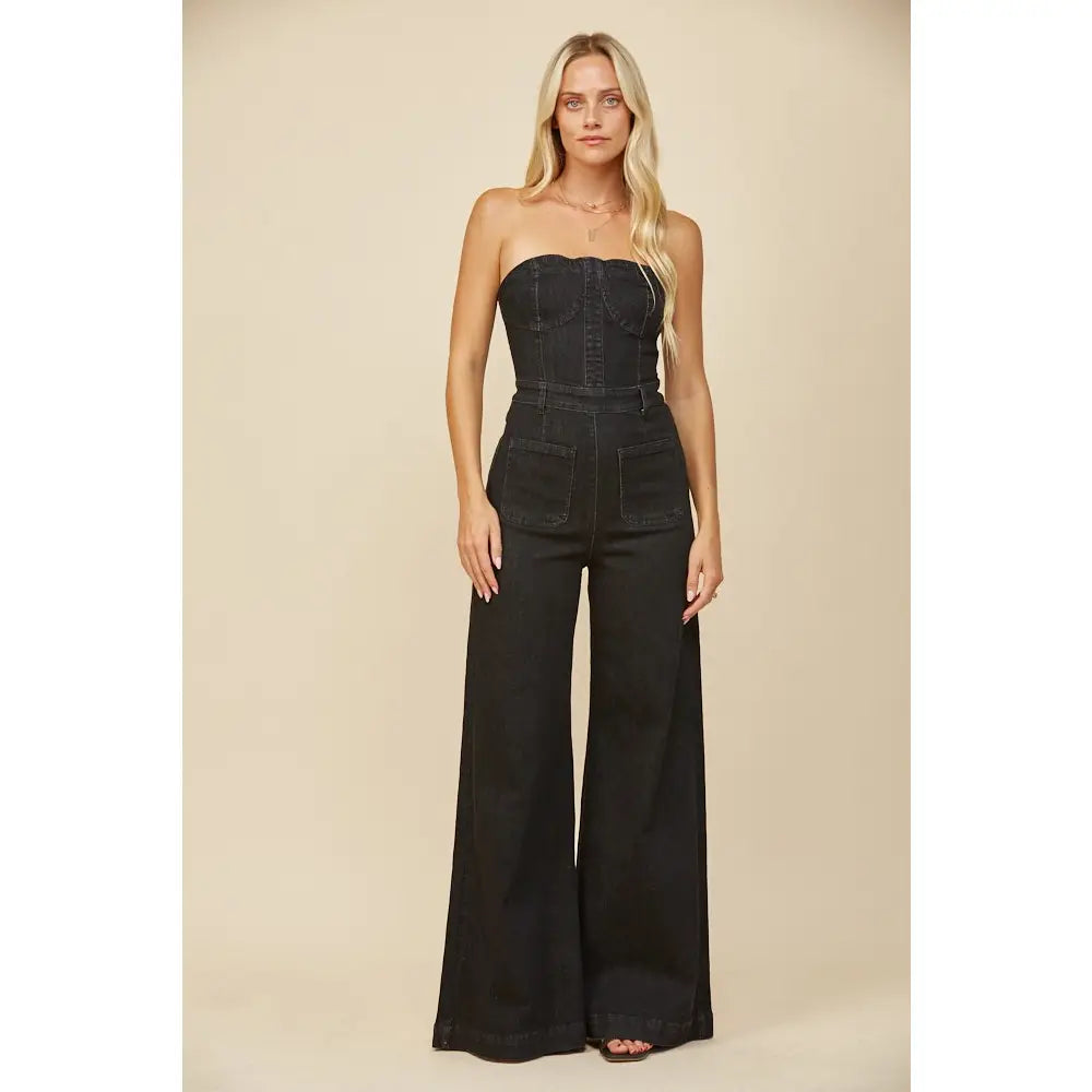 Cassi Wide Leg Jumpsuit