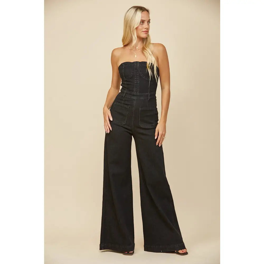 Cassi Wide Leg Jumpsuit