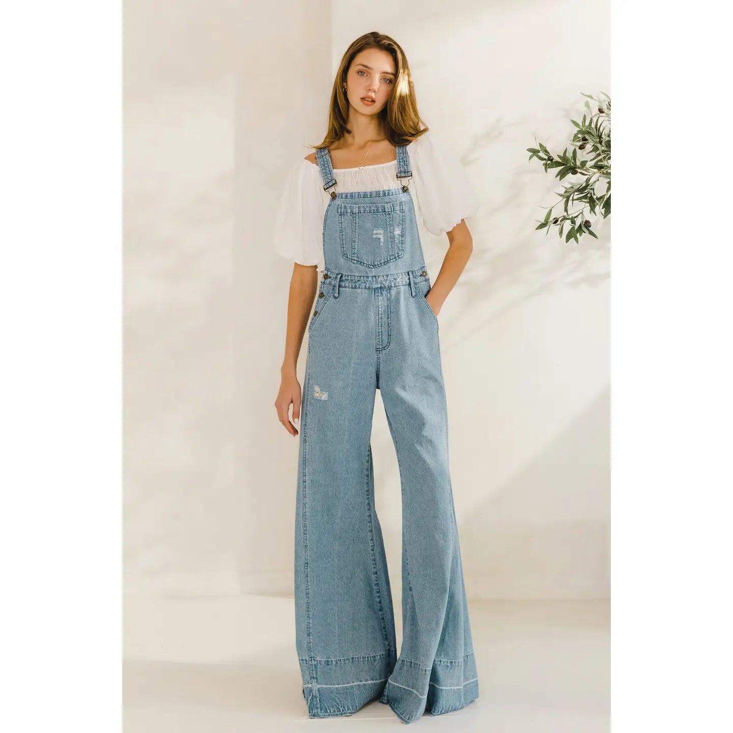 Dakotah Distressed Overalls