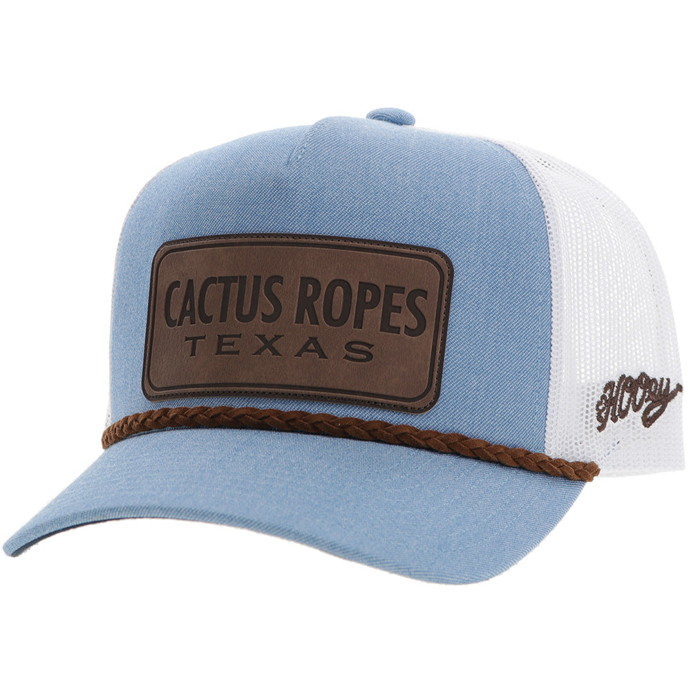 Hooey Cactus Ropes 5 Panel Trucker Hat Denim