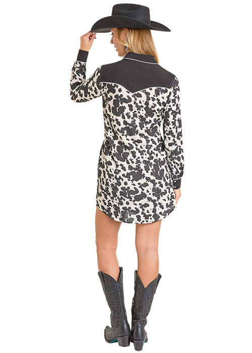 Cowtown Snap Up Shirt Dress