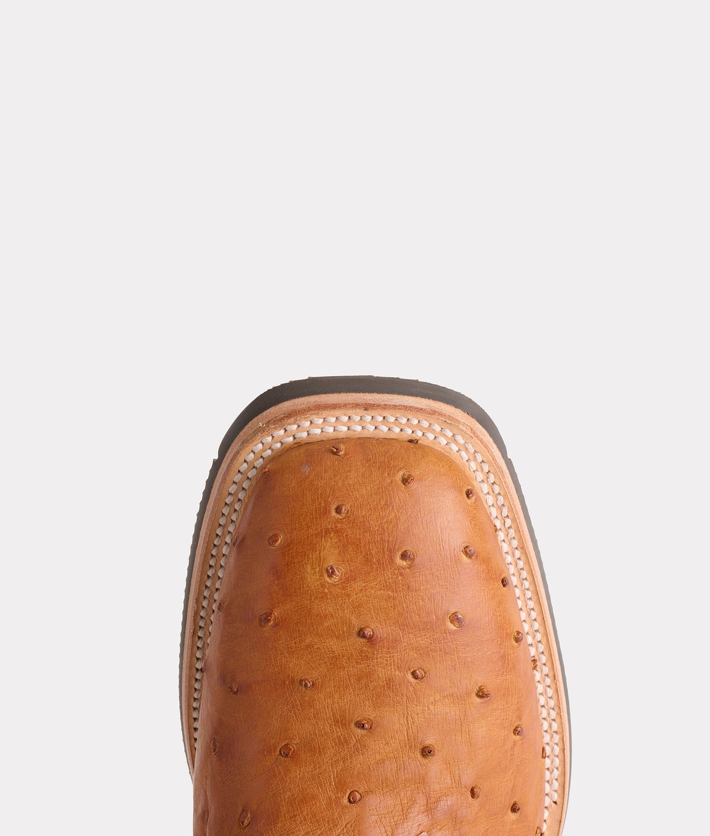 Lucchese Rowdy Ostrich Cognac Boots