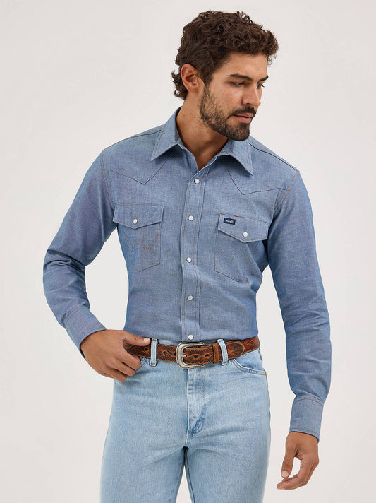 Wrangler Cowboy Chambray Shirt