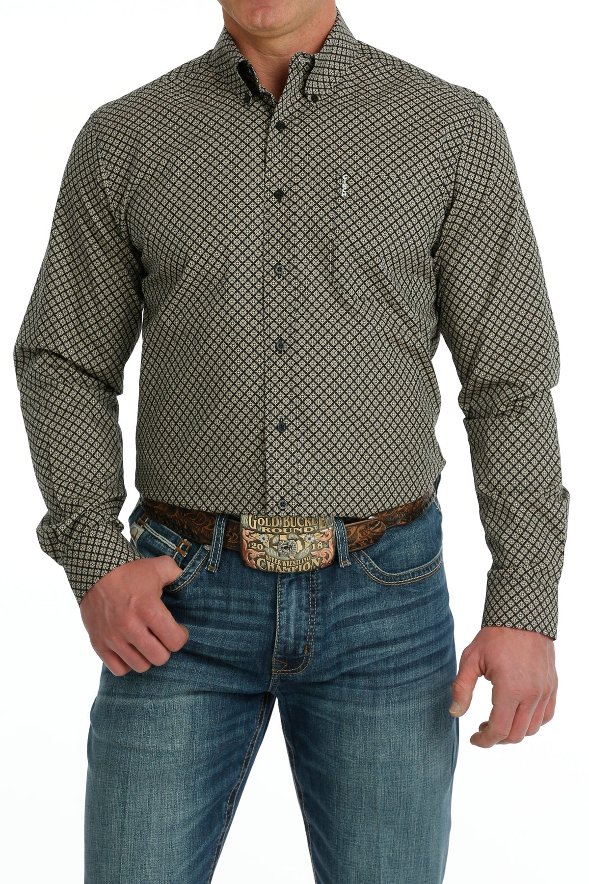 Cinch Crown Men's Button Up Shirt