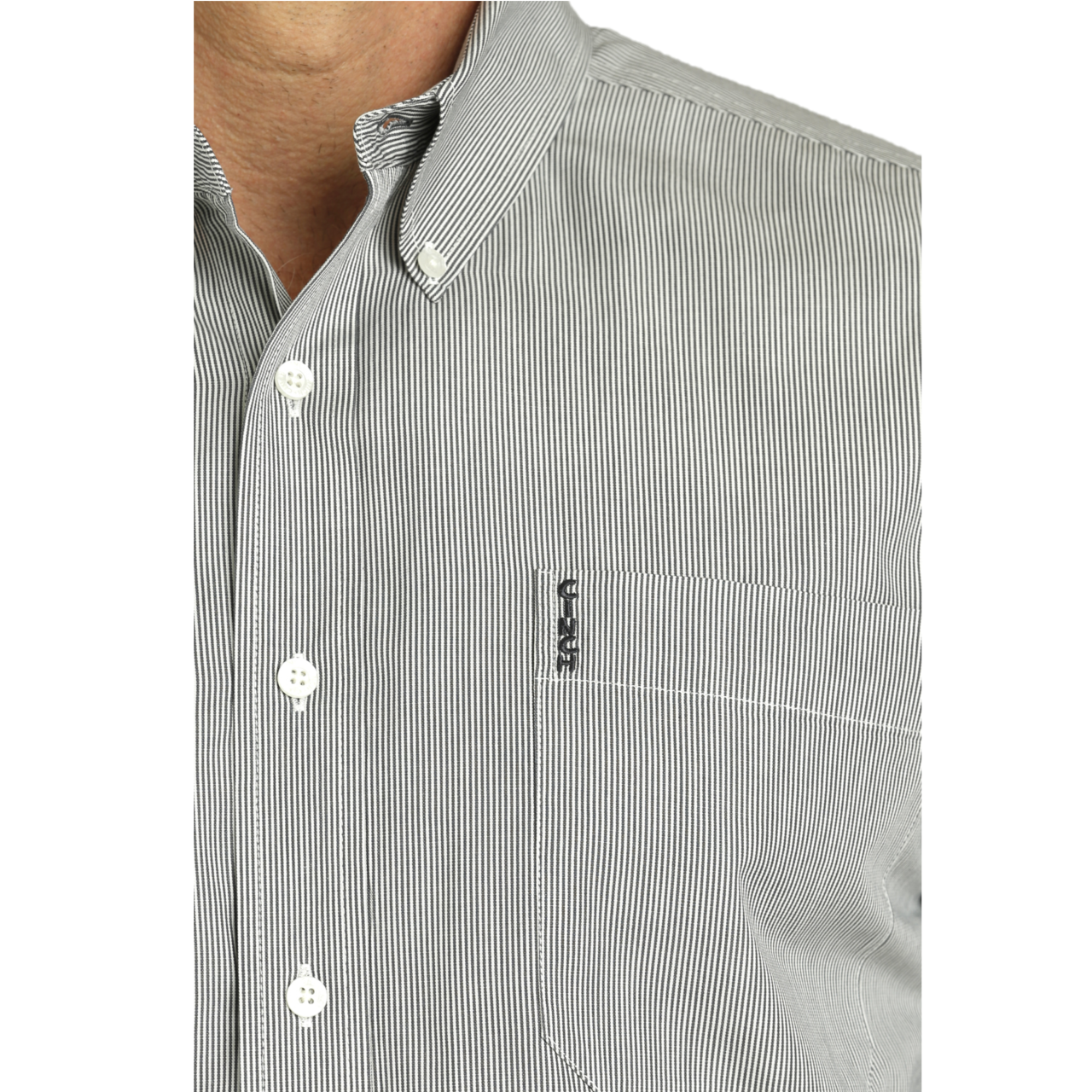 Cinch Pinstripe Button Up