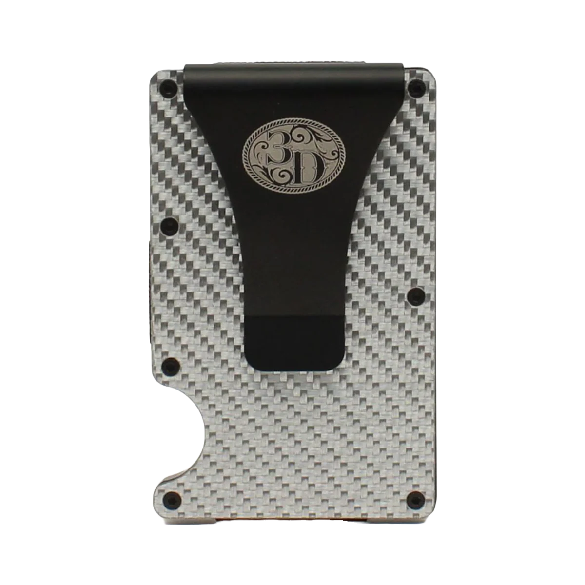 3D Belt® Men's Stainless Steel Grey Smart Wallet