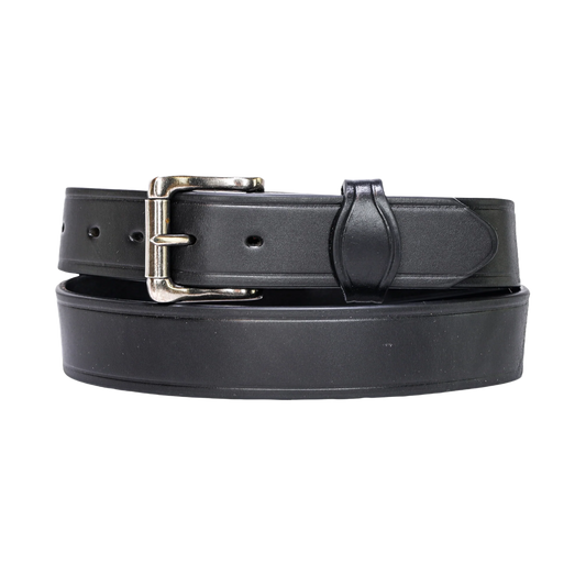 Heritage Leathers Creased Black Belt
