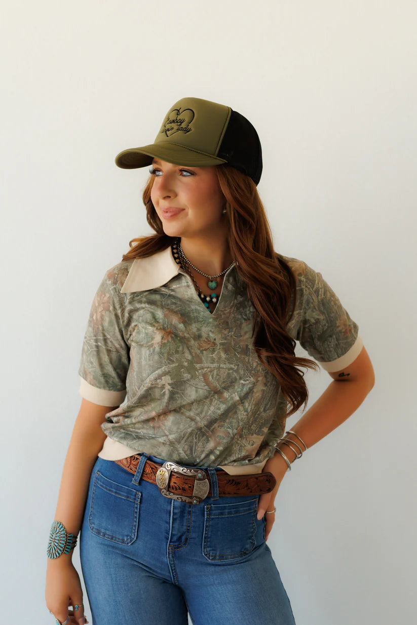 Top Camo Vintage Polo