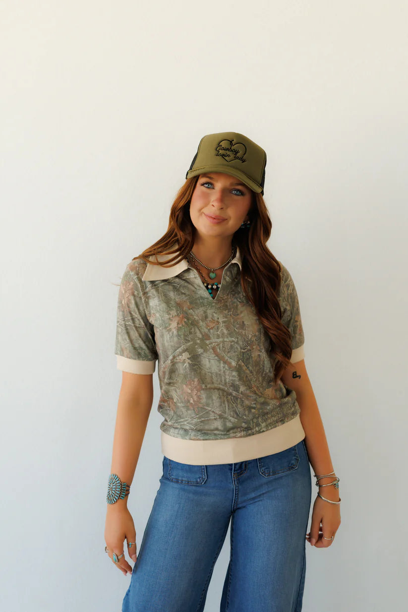 Top Camo Vintage Polo
