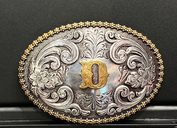 NOCONA OVAL INITIAL BUCKLE - ACC BUCKLE