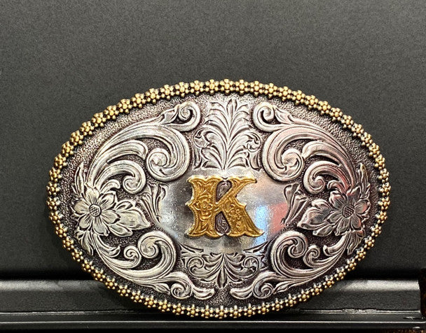 NOCONA OVAL INITIAL BUCKLE - ACC BUCKLE
