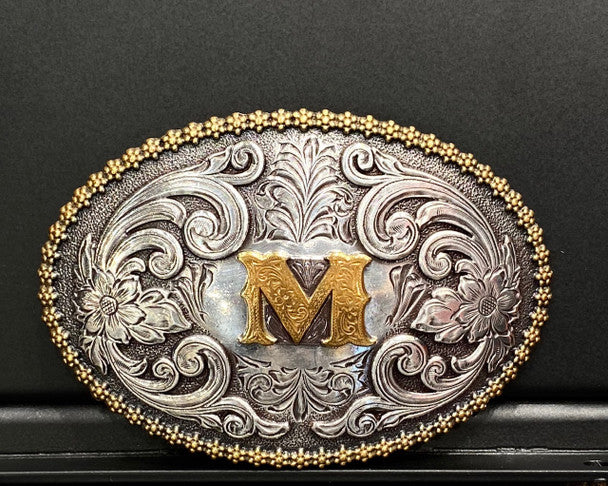 NOCONA OVAL INITIAL BUCKLE - ACC BUCKLE