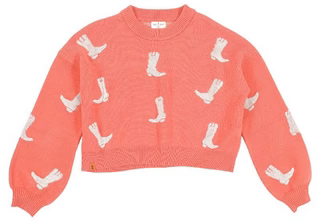 Simply Southern Cropped Boot Sweater