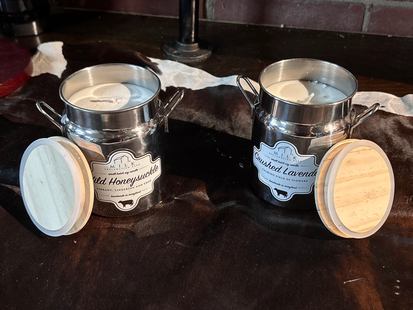 Milk Churn Canister Candle