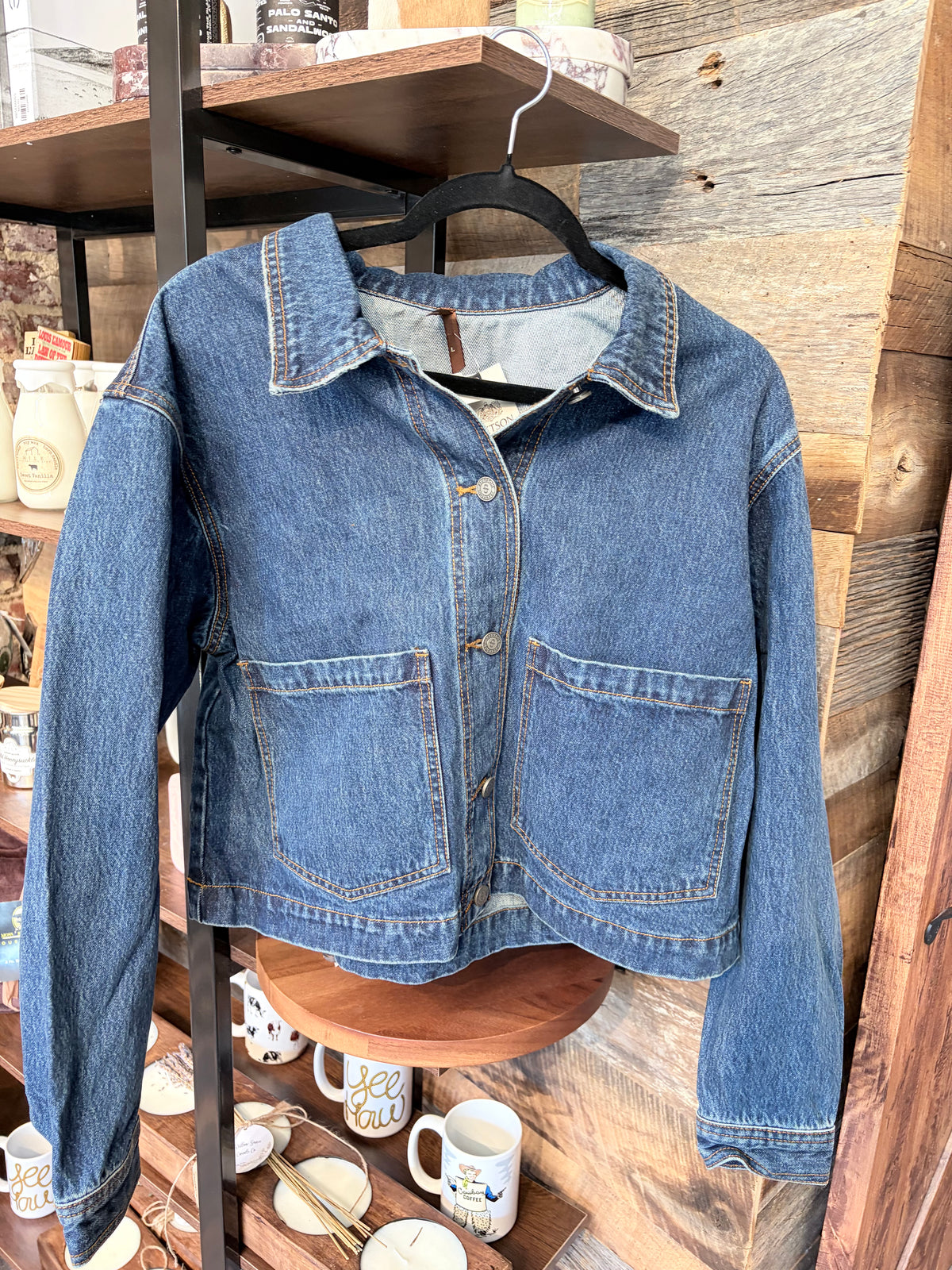 Stetson Denim Cropped Jacket