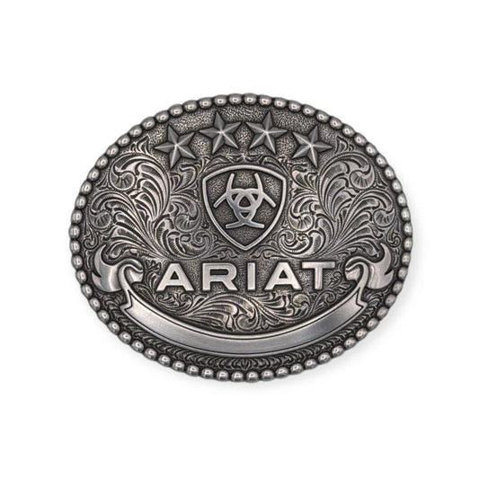 ARIAT BUCKLE OVAL BEAD EDGE