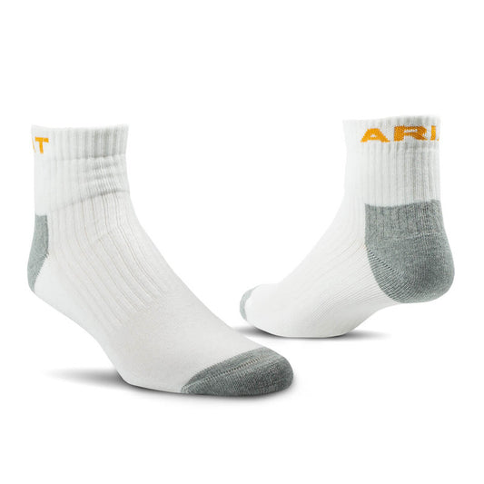 Quarter 1/4 Crew 3-Pack White