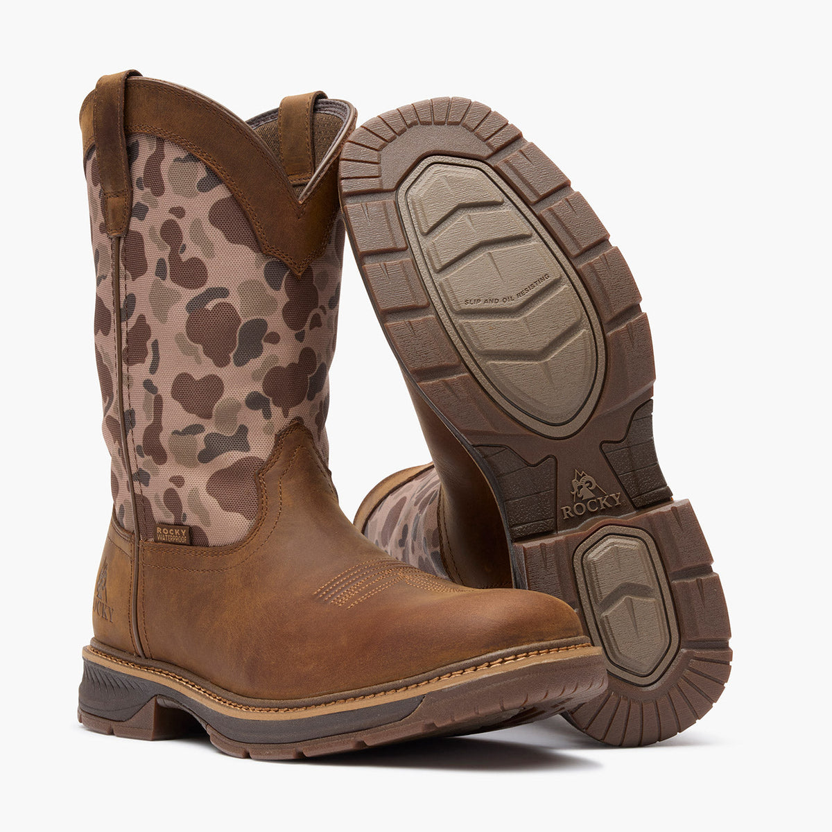 Rocky Ride LTE Waterproof Western Boot