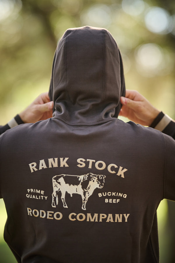 Hooey Rank Stock Brown Hoody