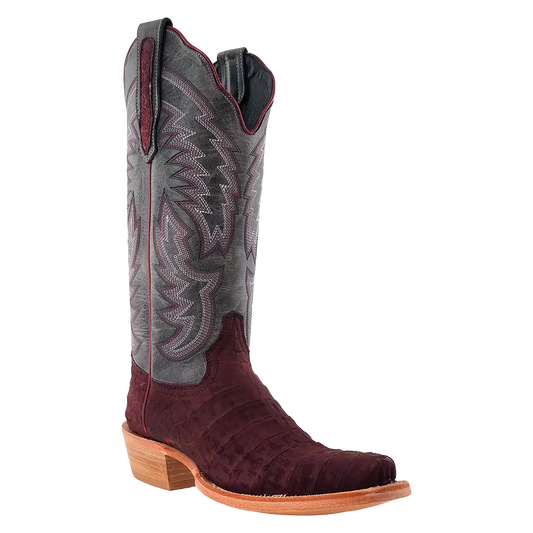 R. Watson Nubuck Rhubarb Caiman Men's Boots