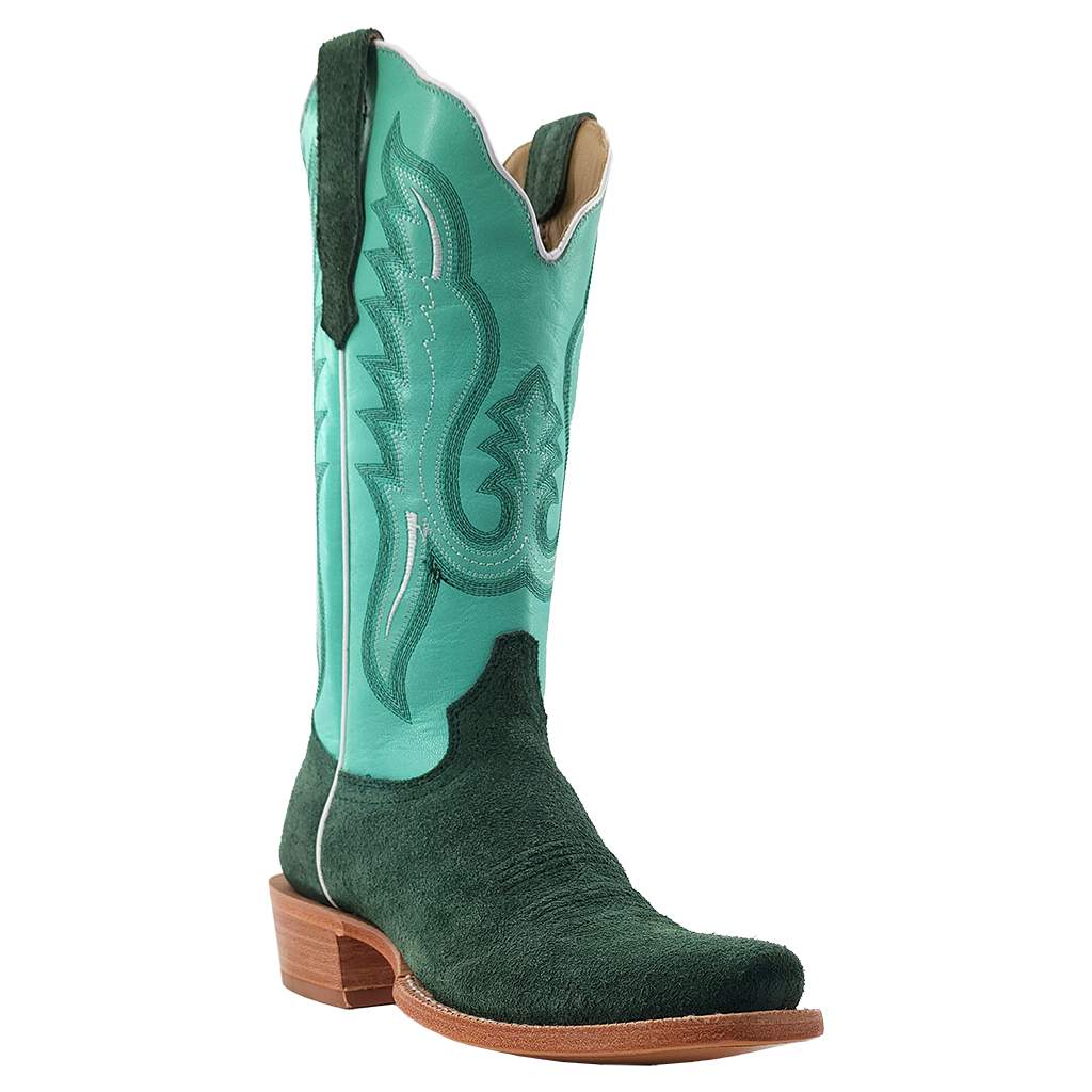 R. Watson Teal Roughout Women's Boots