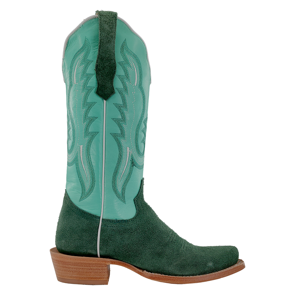 R. Watson Teal Roughout Women's Boots