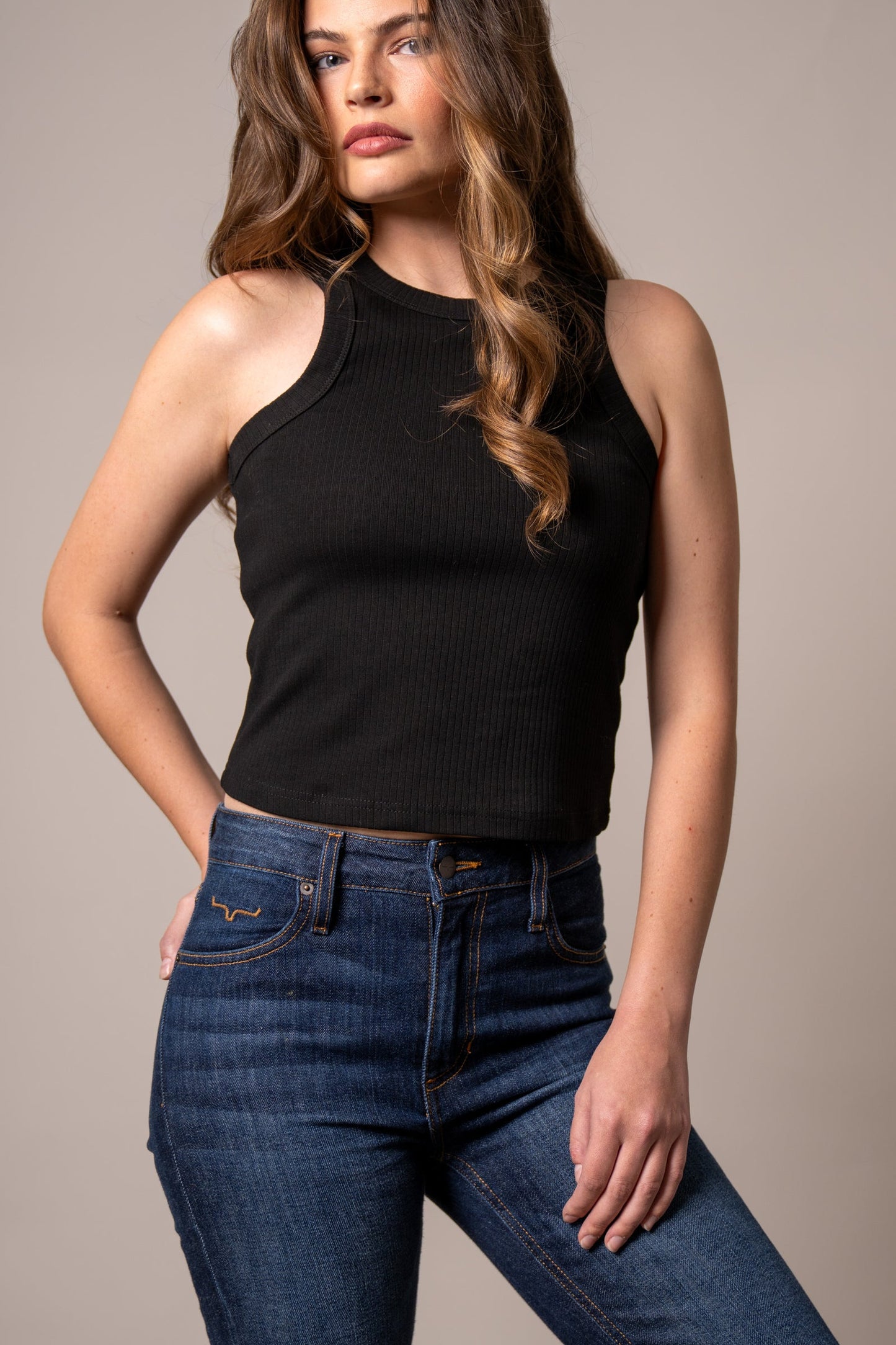 Kimes Reagan Black Tank