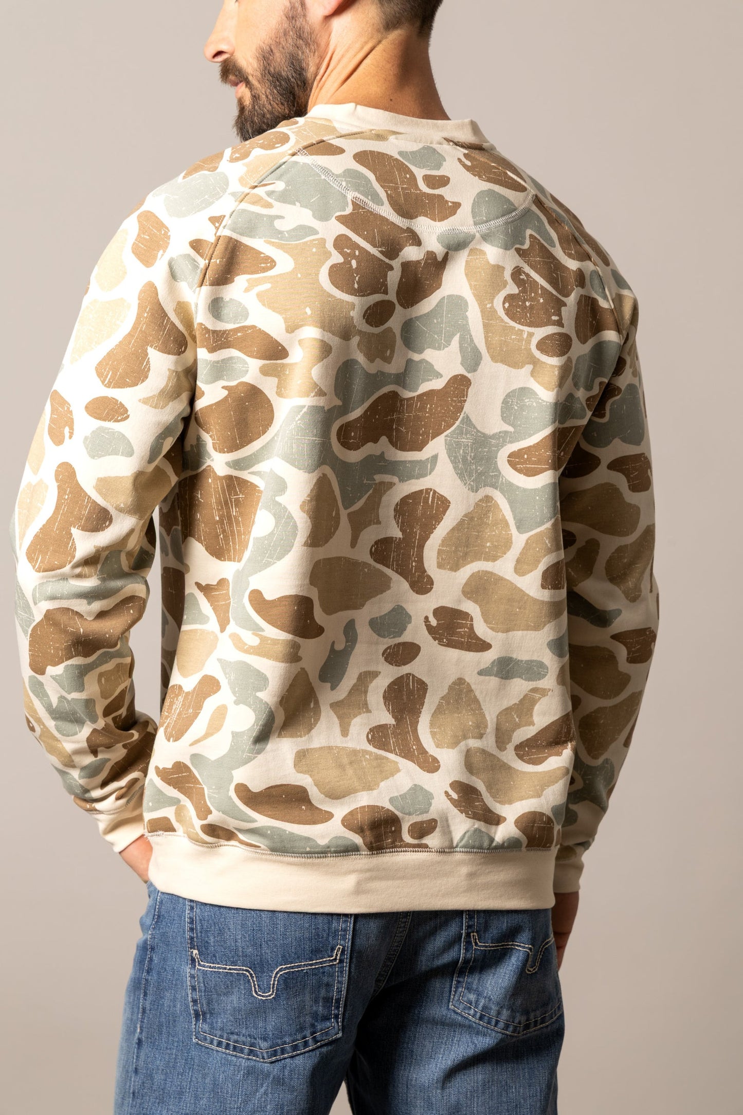 Kimes Reeves Desert Camo Men's Sweatshirt