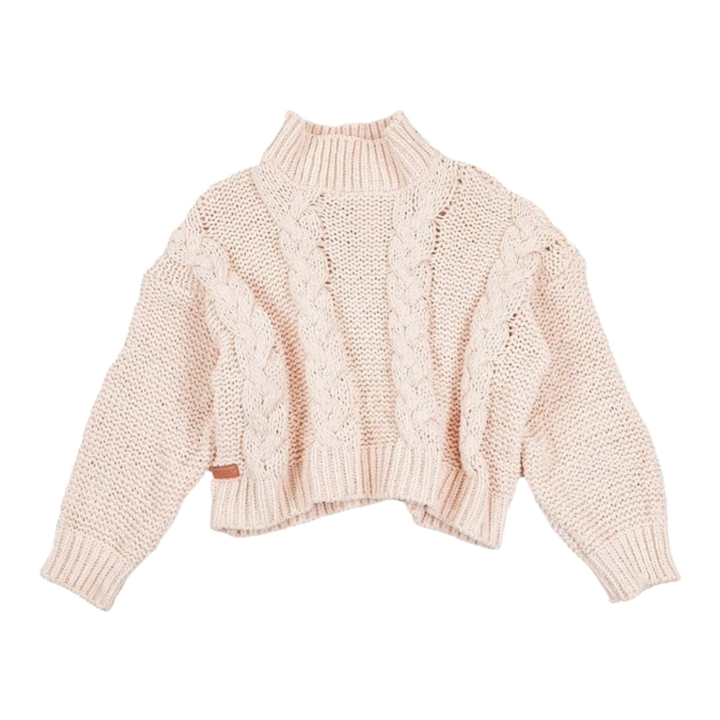 Simply Southern Braid Sweater Parch