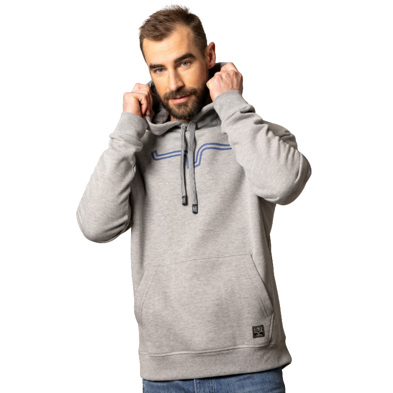 Kimes Outlier Grey Blue Men's Hoodie