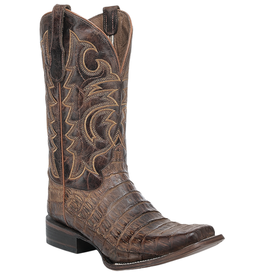 Corral Honey Caiman Embroidery Boots