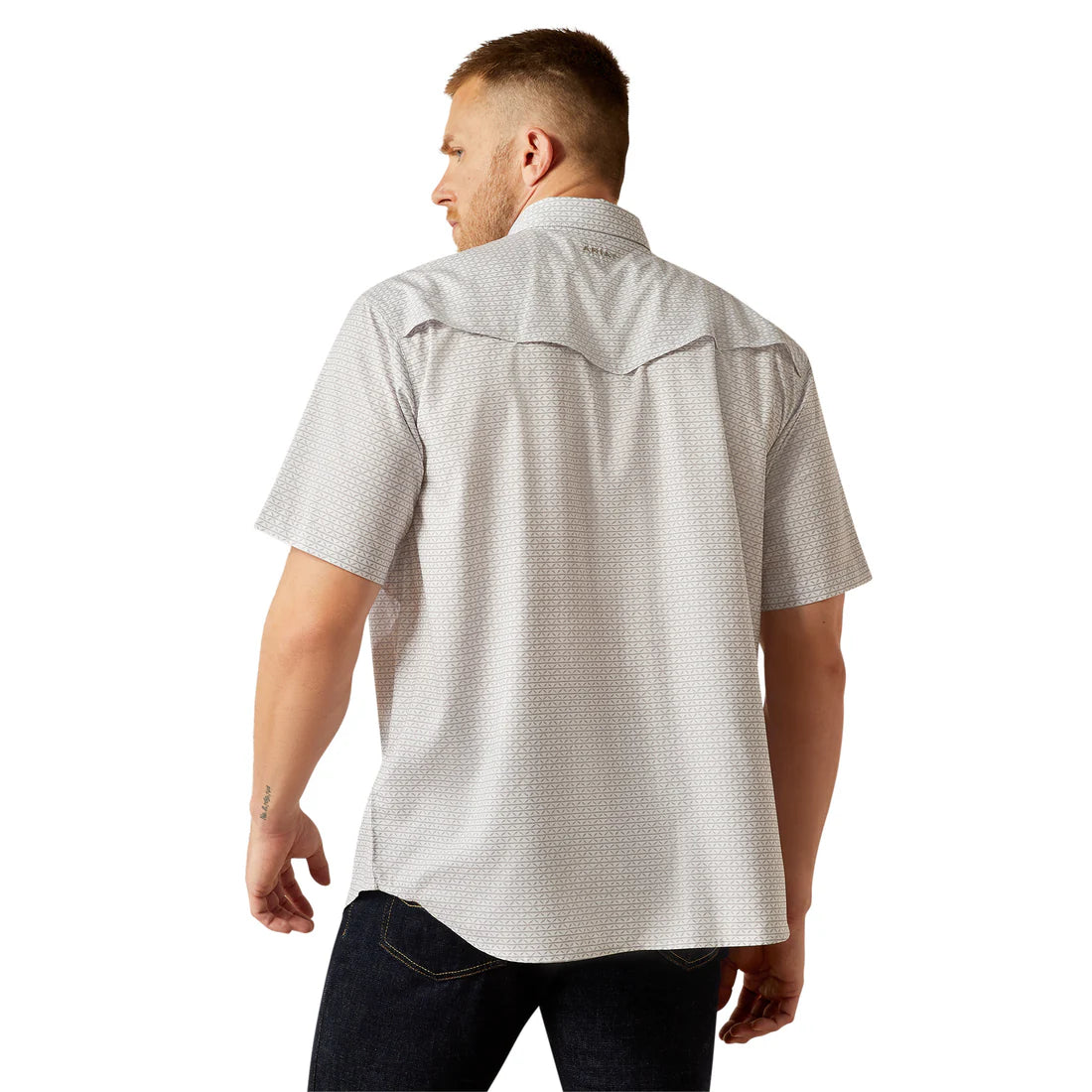 Ariat Men's Western VentTEK Moonbeam Short Sleeve Shirt