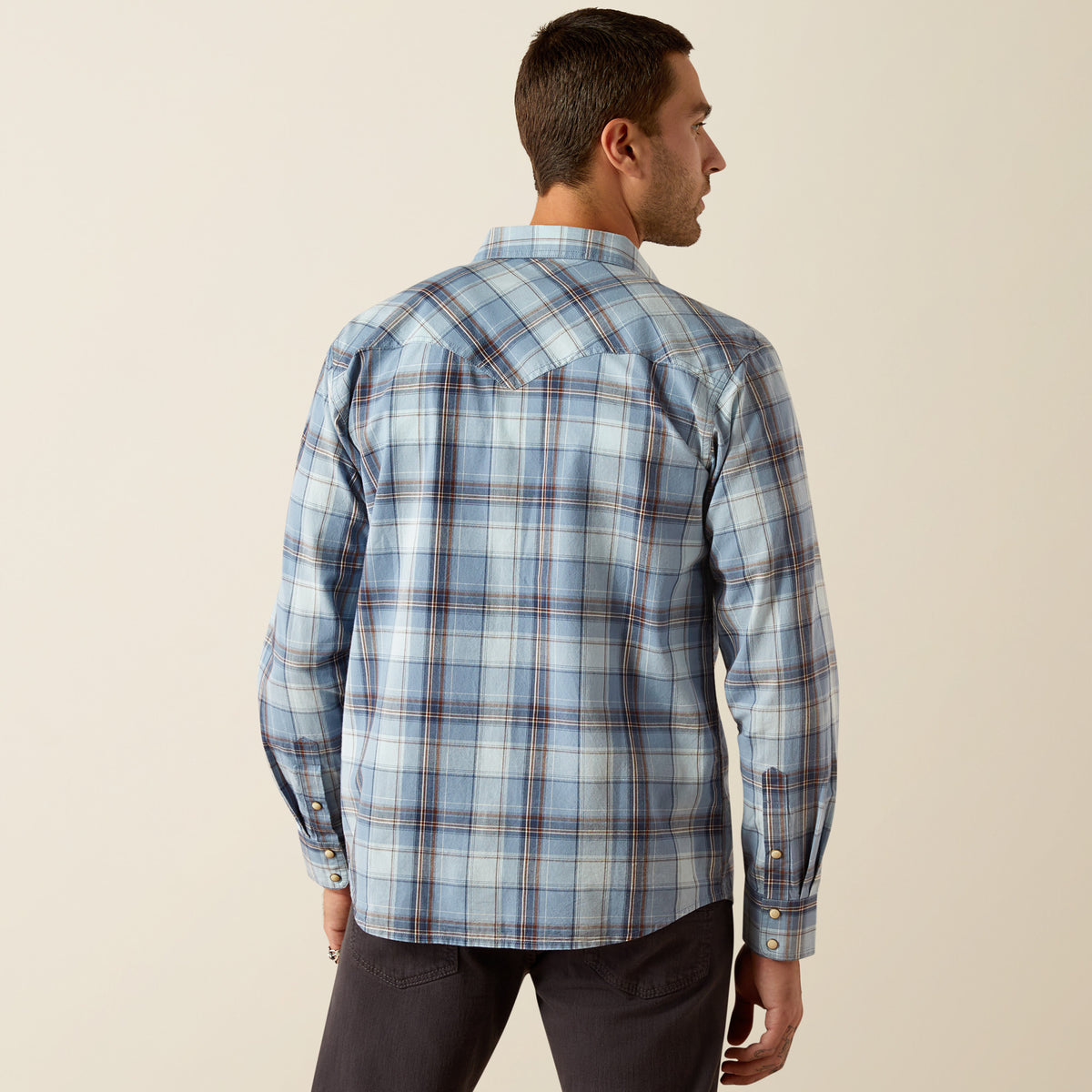 Ariat Hunter Blue Snap Up Men's