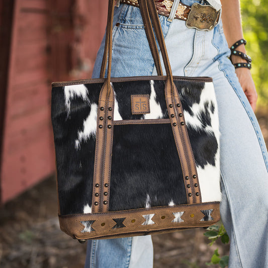 STS Roswell Cowhide Tote