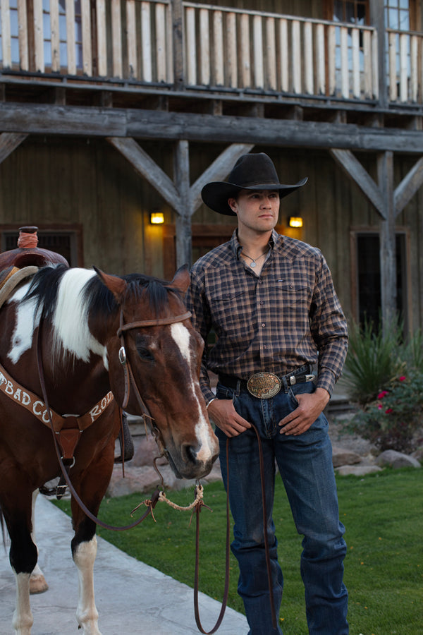 Hooey Maverick Black / Brown Shirt