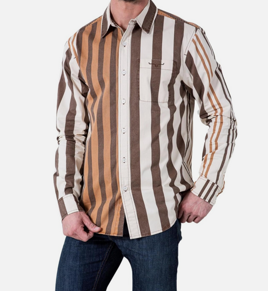 Kimes 1992 Men's Button Up Brown