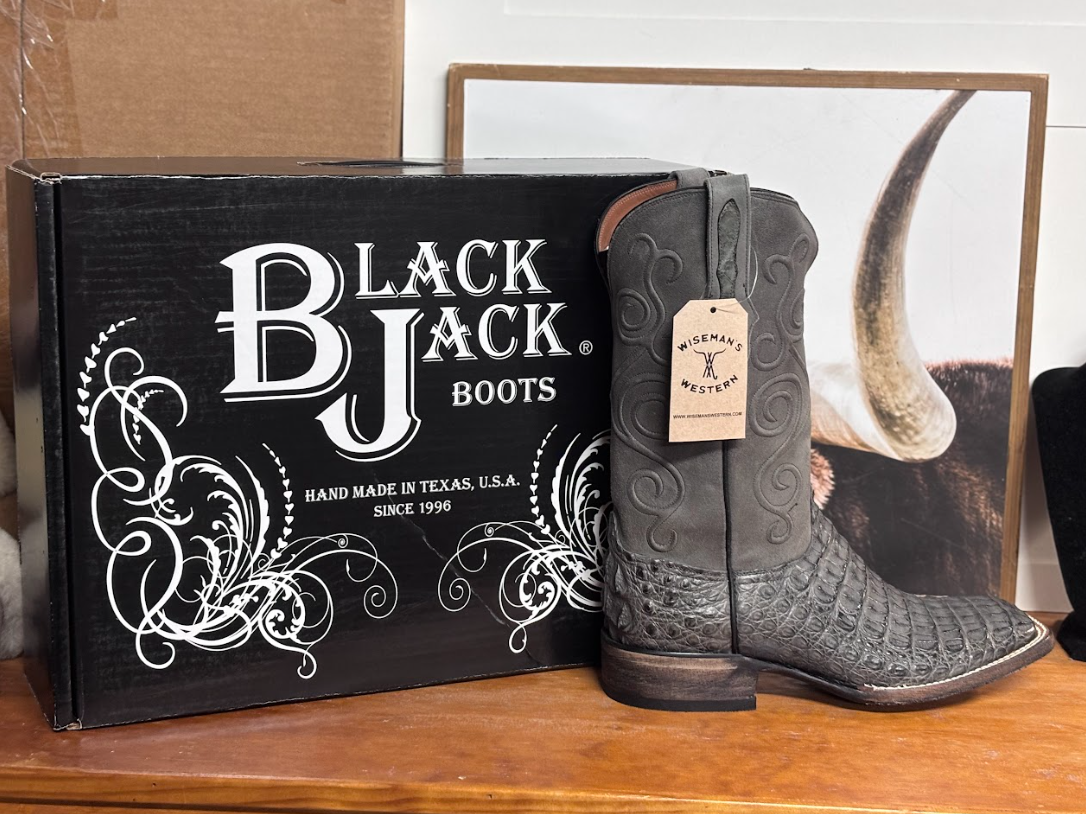 Black Jack Burnished Dark Gray Hornback