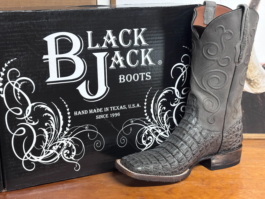 Black Jack Burnished Dark Gray Hornback