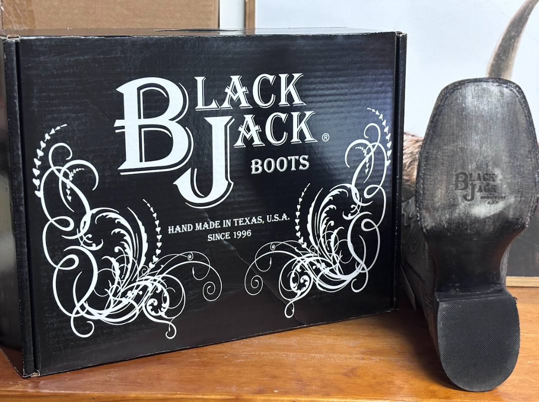 Black Jack Burnished Dark Gray Hornback