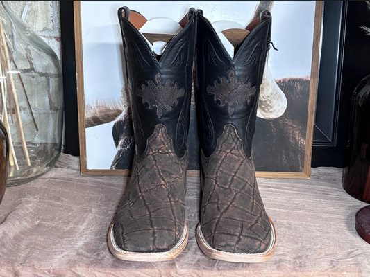 Black Jack Elephant Safari Cognac & Black Boots
