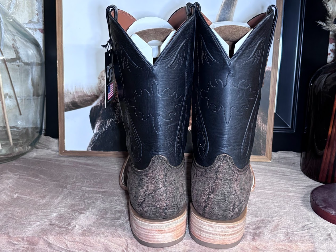 Black Jack Elephant Safari Cognac & Black Boots