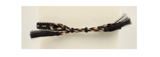 M & F Western Products - Braided 5 Strand Horsehair Tail Hatband - Brown