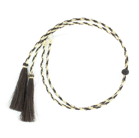 NATURAL HORSEHAIR BRAIDED STAMPEDE STRING