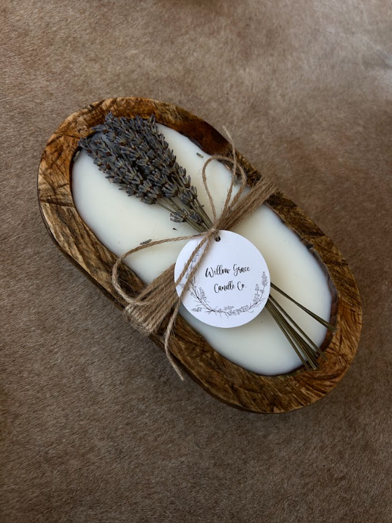 Petite Dough Candle - Natural