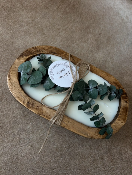 Petite Dough Candle - Natural