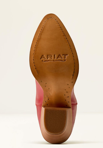 Ariat Beaux Crimson Red and Ivory Pearl