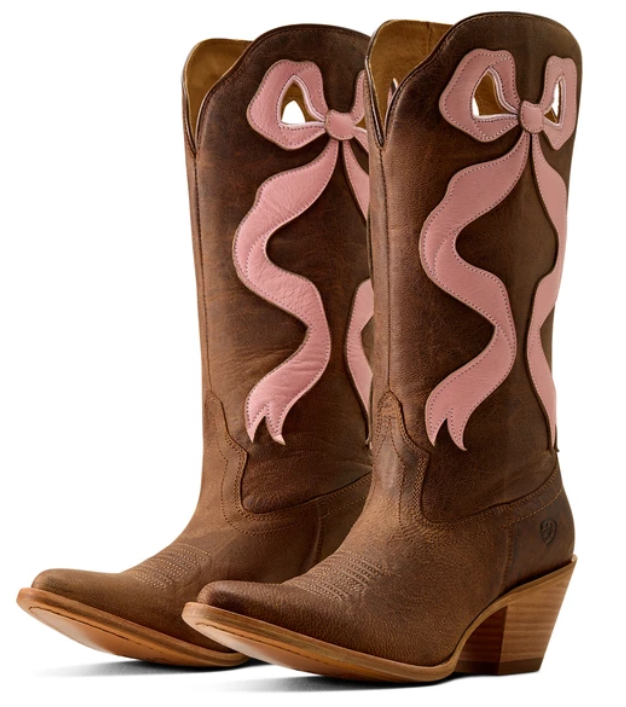 Ariat Beaux Weather Tan and Baby Pink